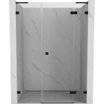 Du&scaron;o durys Mexen Lunar L, de&scaron;inė, 155 cm, transparent/black