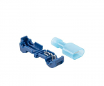 Vejos roboto kontūro laidų jungtys Bradas, 3,4mm, mėlyna, 10 vnt.
