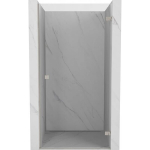 Du&scaron;o durys Mexen Lunar-B, de&scaron;inė, 100 cm, transparent/brushed nickel
