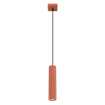 Sollux Lighting pakabinamas &scaron;viestuvas Karbon 1, raudonos ochros spalvos