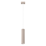 Sollux Lighting pakabinamas &scaron;viestuvas Karbon 1, taupe spalvos