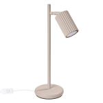 Sollux Lighting stalinis &scaron;viestuvas Karbon, taupe spalvos