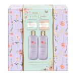 Vonios putų dovanų rinkinys Baylis & Harding Levanda ir er&scaron;kėtuogių arbata 4 vnt. 500 ml Atpalaiduojantis aromatingas lepininantis rinkinys