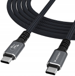 Usb-c 4.0 Kabel 240w 8k 40gb/s, 1.5m Nailoninis