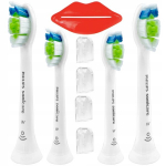 Elektrinio dantų &scaron;epetėlio antgalis 2x "Philips DiamondClean White HX6062/26 2-PAK antgalis + i&scaron;spaudiklis