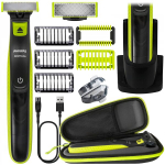 Barzdaskutė "Philips OneBlade" skustuvas QP2724/10 + "Type2" dėklas + 2 kūno priedai + "OneBlade" stovas