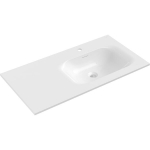 Praustuvas Mexen Vela, Right, 91 x 46,5 cm, White glossy