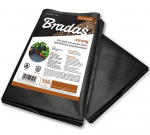 Agrotekstilė nuo piktžolių Bradas, 100 g/m&sup2;, 0,6 x 10 m, neaustinė, juoda
