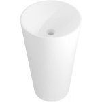 Konglomerato laisvai pastatomas praustuvas Mexen Onyx-03, 45 x 45 cm, White matt