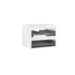 Praustuvo spintelės korpusas Mexen Box-A, 60 cm, 2 stalčiai, White glossy