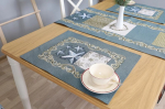 Textile Idea stalo servetėlė &Scaron;ventinė mozaika, 4 vnt.
