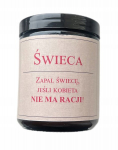 Sojų žvakė be dagčio, juokinga dovana, 150 ml