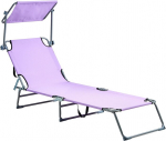 Sodo gultas Beliani Foligno, reguliuojamas, metalinis, violetinis