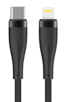 Maxlife Usb-c į Apple Lightning laidas, 1m, juodas