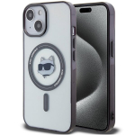 iPhone 15 Plus 6,7 permatomas deklas Karl Lagerfeld KLHMP15MHCHCHNOTK IML Choupette`s Head MagSafe