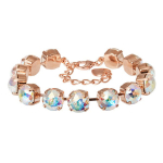 Apyrankė moterims DiamondSky &bdquo;Eden (Aurora Borealis)&ldquo; su Swarovski karoliukais