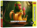 Dėlionė su beždžione Trefl BrainRots Chimpanzini Bananini, 13365, 200 d.