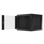 Lanberg Sieninė Rakinama 19'' 9u 600x600 Juoda