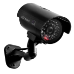 Netikra CCTV kamera, simuliacinė, su raudonu IR LED, viduje/i&scaron;orėje