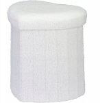 Pufas Home Styling Collection Alloy, baltas
