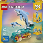 31385 LEGO&reg; Creator Jūrų gyvūnai: gražūs delfinai