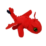 Dragons pliu&scaron;inis žaislas / Drakonas Bedantis - raudonas