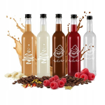 5x 500ml stiklinės butelės su Kalėdiniu dizainu
