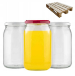 Stikliniai 900ml stiklainiai, 432 vnt. rinkinys, be dangtelių