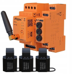 F&f Fox energijos sąnaudų matuoklis Wifi Mef-3-40 su apsauginiu lizdu Lk-bz-3