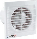 Ventiliatorius "ventika Subtil" 125mm su virvutės jungikliu, baltas