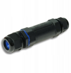 Juoda 5 kontaktų Ip68 kabelio mova 16a 0.5-2.5mm&sup2;