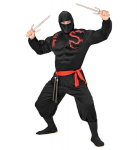 &bdquo;SUPER RAUMENŲ NINJA&ldquo; (raumenų mar&scaron;kinėliai su gobtuvu, veido kaukė, kelnės, diržas)