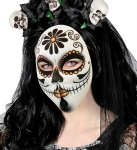 SE&Ntilde;ORA DIA DE LOS MUERTOS FABRIC MASK
