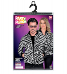 &bdquo;VAKARĖLIŲ MADOS BOMBERIS&ldquo; (gyvūno stiliaus zebro blizgučiais puo&scaron;tas bomberis)