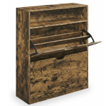 Batų spintelė, 24x80x102 cm, ruda