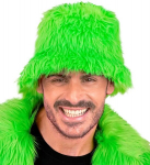 BUCKET HAT PLUSH NEON GREEN
