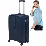 Kelioninis lagaminas Wowbag 7918 L 116L tamsiai mėlynas