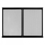 Durų ekrano apsauga, 67.3x50.8 cm, juoda, aliuminio lydinys
