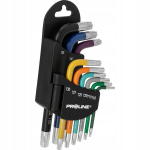 Raktų rinkinys Torx T10-t50, 9 vnt., plienas S2