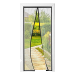 Magnetinis Tinklelis Nuo Uodų Balkono Ir Terasos Durims Design4Door, Juodas, 105 X 220 Cm, 105x220 cm