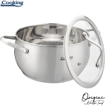 Puodas nerūdijančio plieno su teflono danga 3.3L 20x11 cm HR-RW-T033, COOKING BY HEINNER