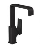 Hansgrohe Metropol praustuvo mai&scaron;ytuvas 230, matinės juodos spalvos, vienos svirties su paspaudžiamu dugno vožtuvu