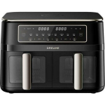 Dreame DZ30-BK kar&scaron;to oro gruzdintuvė be aliejaus su dviem zonom kepimui grilinimui 11L 3000W juoda