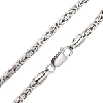 Sidabrinė grandinėlė moterims "Python" Brasco 63893