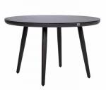 Apvalus lauko stalas Home4You BRISTOL D120xH74cm pilkas metalinis modernus