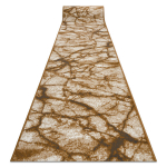 Kilimėliai BCF MORAD Marmur Marmuras smėlio spalvos / pilkas auksas 120 cm, 120x860 cm