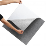 Kiliminės plytelės, 61x61x0.5 cm, &scaron;viesiai pilka, savaime prilimpanti grindų danga