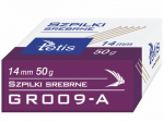 Tetis Smeigtukai 50g 14mm, nerūdijančio plieno, metalinėmis galvutėmis