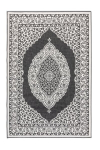 Elle Decoration &bdquo;Gemini&ldquo; dvipusis kilimas naudojimui viduje ir lauke &bdquo;Meekly Black&ldquo; 80x150