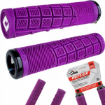 Odi Reflex V2.1 Lock-on vairogai dviračiui, 135mm, violetiniai